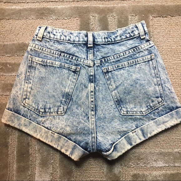 AMERICAN APPAREL- High waisted acid wash denim, 27 - Picture 7 of 8